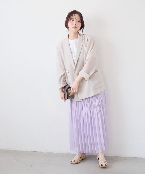 le.coeur blanc / ルクールブラン その他アウター | メッシュダブルブレストジャケット | 詳細8