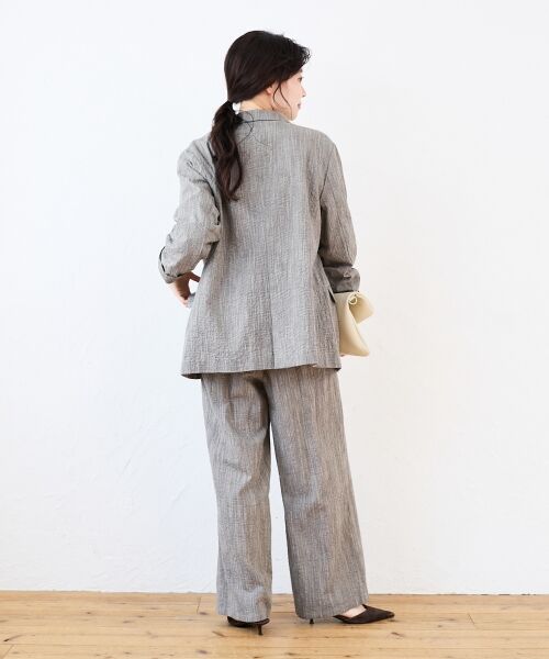 le.coeur blanc / ルクールブラン テーラードジャケット | グレンチェックスラブテーラードジャケット | 詳細10