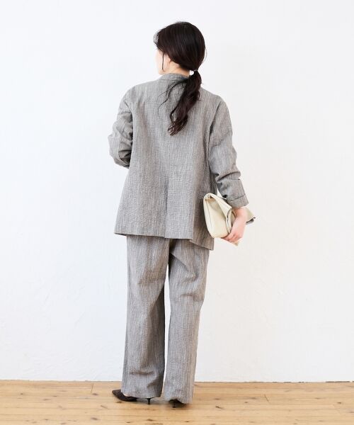le.coeur blanc / ルクールブラン テーラードジャケット | グレンチェックスラブテーラードジャケット | 詳細9