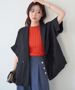 le.coeur blanc / ルクールブラン テーラードジャケット | タンブラーハーフスリーブテーラードジャケット