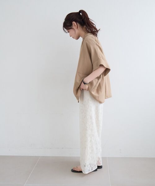 le.coeur blanc / ルクールブラン テーラードジャケット | タンブラーハーフスリーブテーラードジャケット | 詳細11