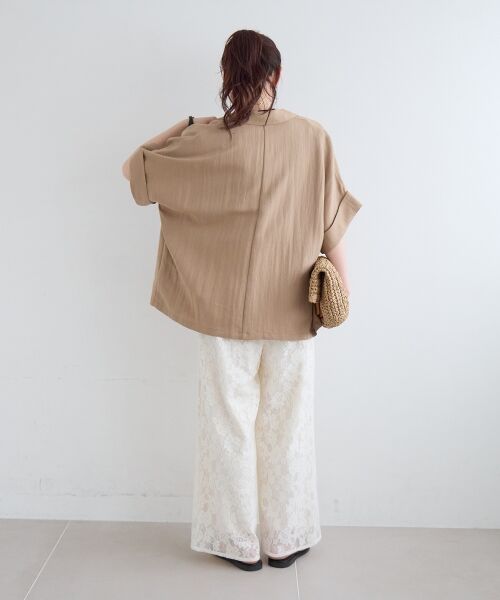 le.coeur blanc / ルクールブラン テーラードジャケット | タンブラーハーフスリーブテーラードジャケット | 詳細12