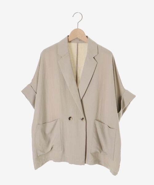 le.coeur blanc / ルクールブラン テーラードジャケット | タンブラーハーフスリーブテーラードジャケット | 詳細13