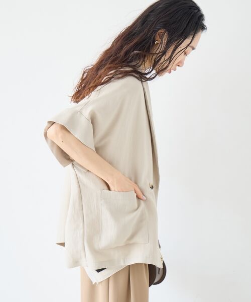 le.coeur blanc / ルクールブラン テーラードジャケット | タンブラーハーフスリーブテーラードジャケット | 詳細16