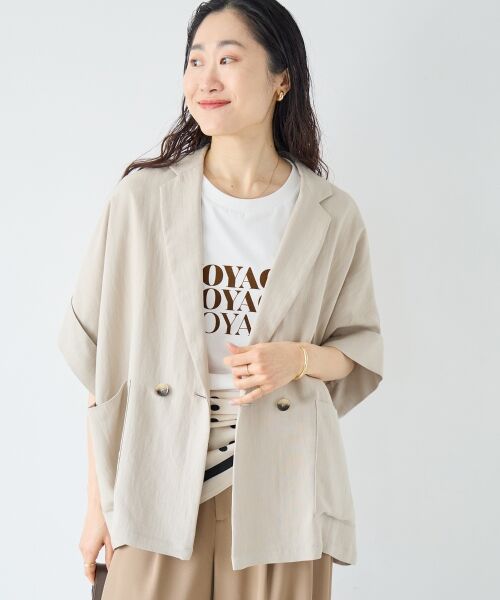 le.coeur blanc / ルクールブラン テーラードジャケット | タンブラーハーフスリーブテーラードジャケット | 詳細19