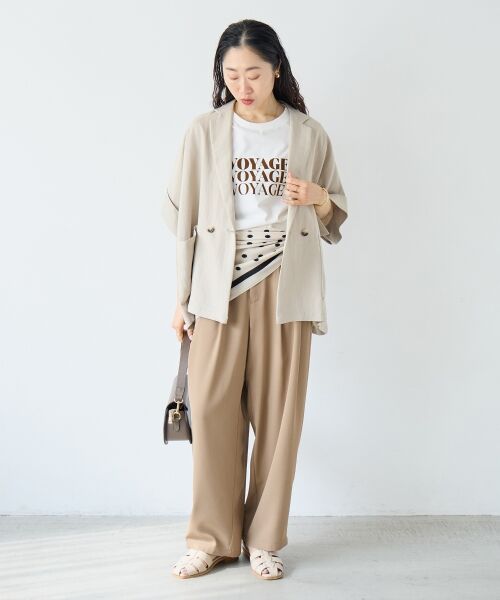 le.coeur blanc / ルクールブラン テーラードジャケット | タンブラーハーフスリーブテーラードジャケット | 詳細21