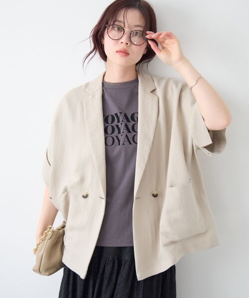 le.coeur blanc / ルクールブラン テーラードジャケット | タンブラーハーフスリーブテーラードジャケット | 詳細29