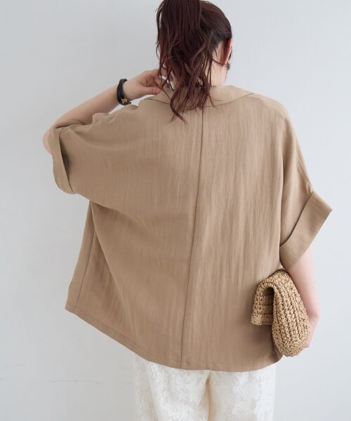 le.coeur blanc / ルクールブラン テーラードジャケット | タンブラーハーフスリーブテーラードジャケット | 詳細6