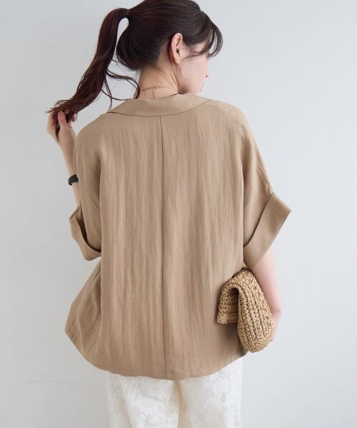 le.coeur blanc / ルクールブラン テーラードジャケット | タンブラーハーフスリーブテーラードジャケット | 詳細7