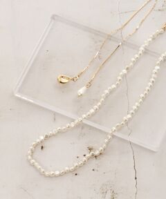 le.coeur blanc / ルクールブラン ネックレス・ペンダント・チョーカー | パールスライドロングネックレス