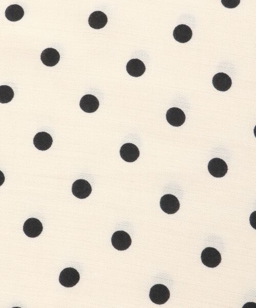 le.coeur blanc / ルクールブラン バンダナ・スカーフ | ドット大判スカーフ | 詳細14