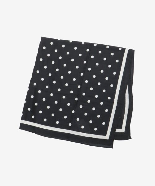 le.coeur blanc / ルクールブラン バンダナ・スカーフ | ドット大判スカーフ | 詳細15