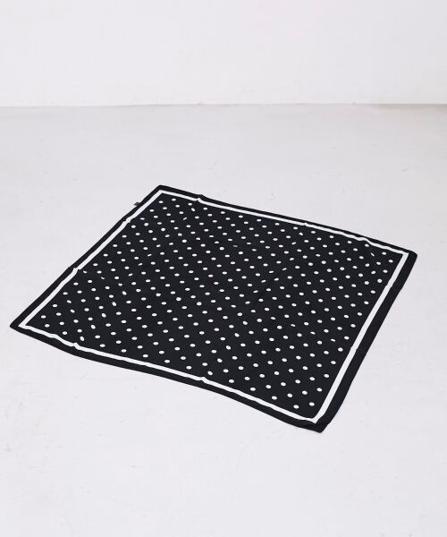 le.coeur blanc / ルクールブラン バンダナ・スカーフ | ドット大判スカーフ | 詳細18