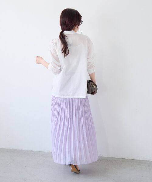 le.coeur blanc / ルクールブラン シャツ・ブラウス | 《WEB限定アイテム》コットン2Wayボウタイブラウス | 詳細14