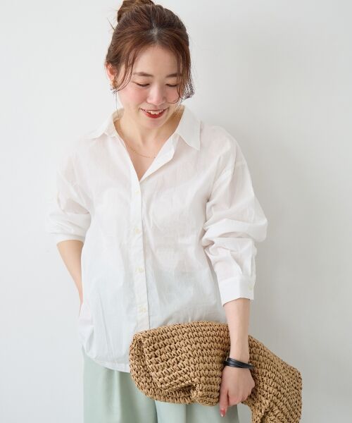 le.coeur blanc / ルクールブラン シャツ・ブラウス | 《WEB限定アイテム》コットン2Wayボウタイブラウス | 詳細16