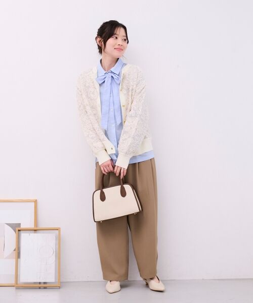 le.coeur blanc / ルクールブラン シャツ・ブラウス | 《WEB限定アイテム》コットン2Wayボウタイブラウス | 詳細27