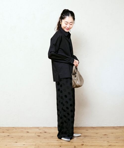 le.coeur blanc / ルクールブラン その他パンツ | 《WEB限定アイテム》フロッキードットイージーパンツ | 詳細15