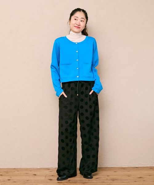 le.coeur blanc / ルクールブラン その他パンツ | 《WEB限定アイテム》フロッキードットイージーパンツ | 詳細18