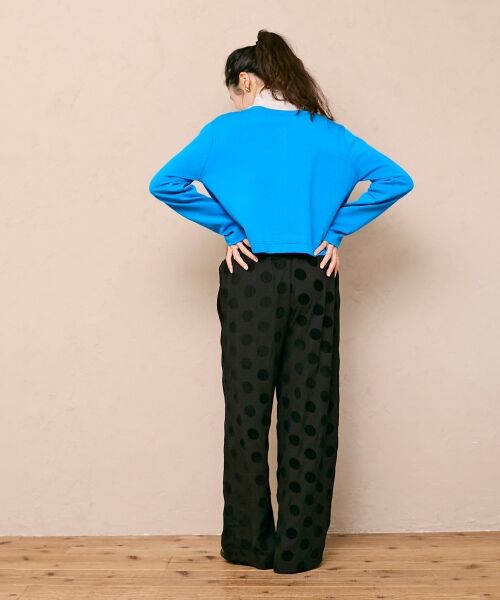 le.coeur blanc / ルクールブラン その他パンツ | 《WEB限定アイテム》フロッキードットイージーパンツ | 詳細21