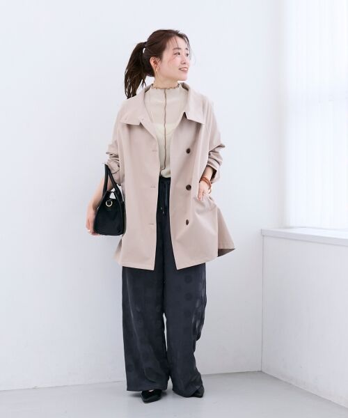 le.coeur blanc / ルクールブラン その他パンツ | 《WEB限定アイテム》フロッキードットイージーパンツ | 詳細4