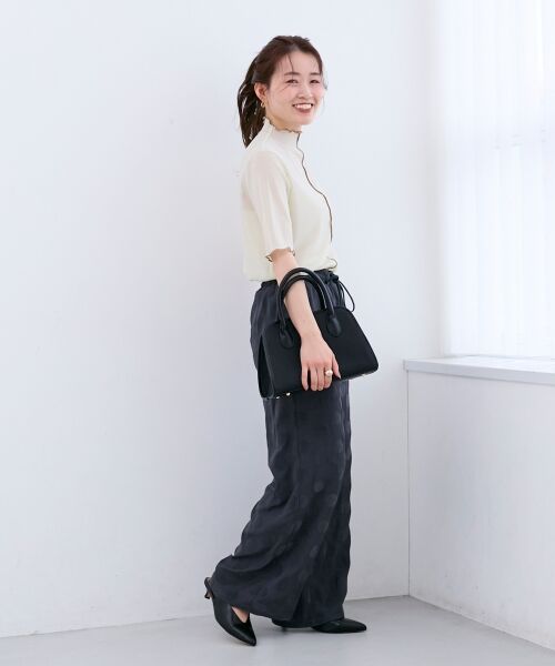 le.coeur blanc / ルクールブラン その他パンツ | 《WEB限定アイテム》フロッキードットイージーパンツ | 詳細7