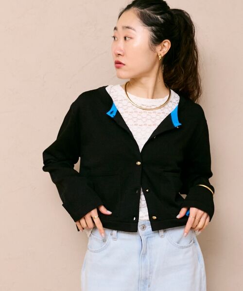 le.coeur blanc / ルクールブラン カットソー | 《WEB限定アイテム》ストレッチレースハーフスリーブプルオーバー | 詳細21