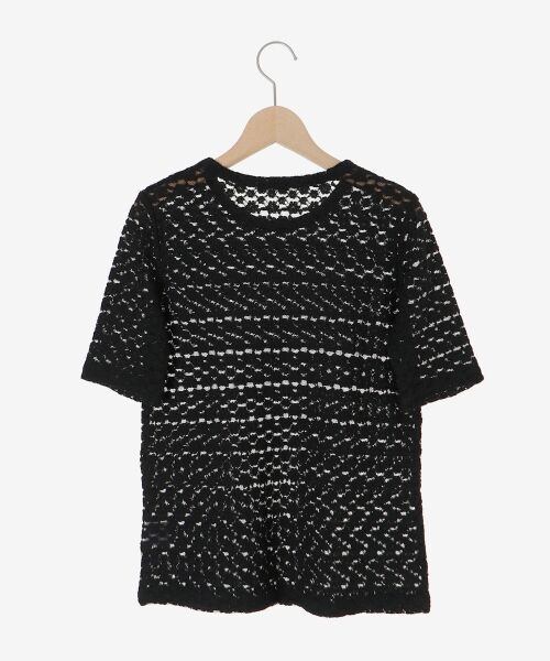 le.coeur blanc / ルクールブラン カットソー | 《WEB限定アイテム》ストレッチレースハーフスリーブプルオーバー | 詳細23