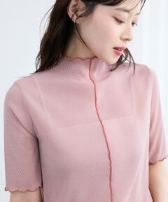 le.coeur blanc / ルクールブラン カットソー | 《WEB限定アイテム》メロウシアーハイネックトップス