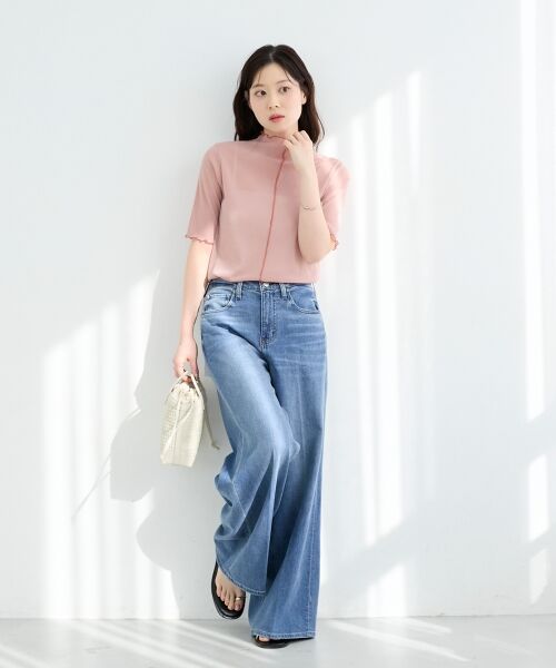 le.coeur blanc / ルクールブラン カットソー | 《WEB限定アイテム》メロウシアーハイネックトップス | 詳細10