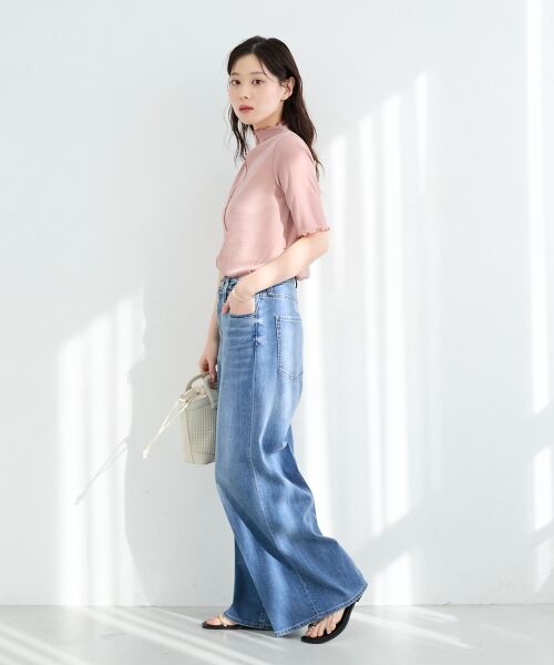 le.coeur blanc / ルクールブラン カットソー | 《WEB限定アイテム》メロウシアーハイネックトップス | 詳細12