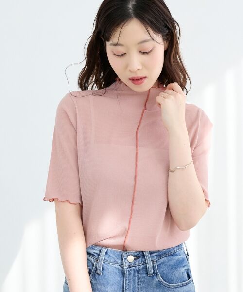 le.coeur blanc / ルクールブラン カットソー | 《WEB限定アイテム》メロウシアーハイネックトップス | 詳細2