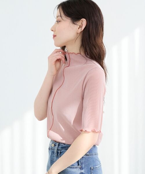 le.coeur blanc / ルクールブラン カットソー | 《WEB限定アイテム》メロウシアーハイネックトップス | 詳細5