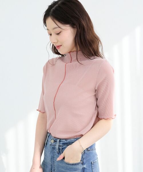 le.coeur blanc / ルクールブラン カットソー | 《WEB限定アイテム》メロウシアーハイネックトップス | 詳細6