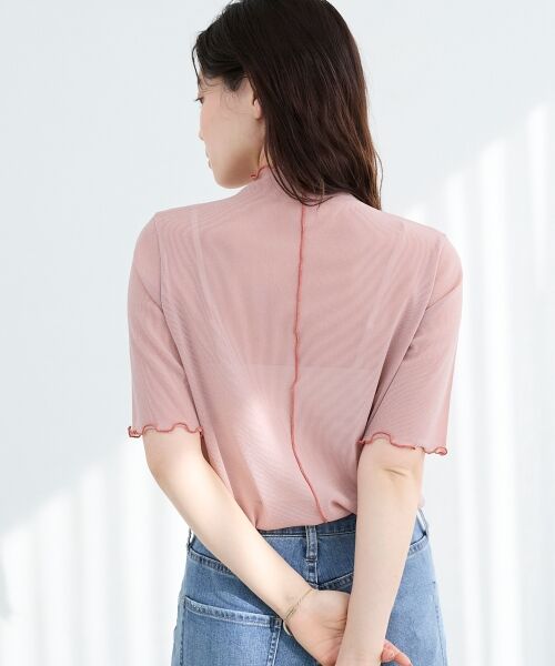 le.coeur blanc / ルクールブラン カットソー | 《WEB限定アイテム》メロウシアーハイネックトップス | 詳細7