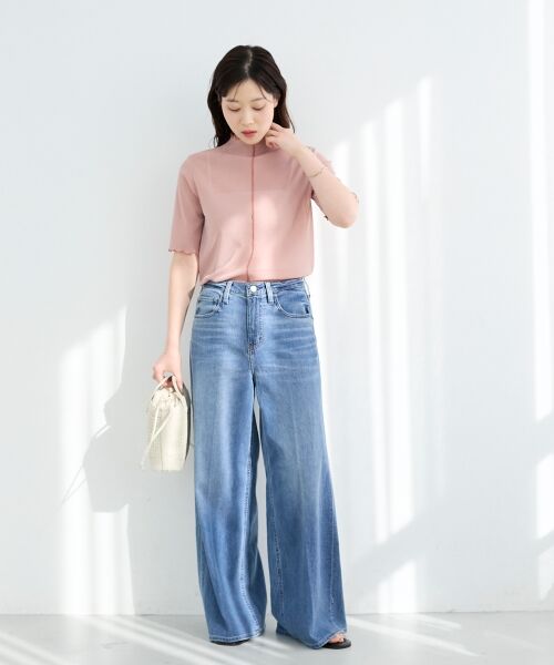 le.coeur blanc / ルクールブラン カットソー | 《WEB限定アイテム》メロウシアーハイネックトップス | 詳細9