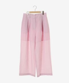 le.coeur blanc / ルクールブラン その他パンツ | vaneumリネンブレンドタックワイドパンツ