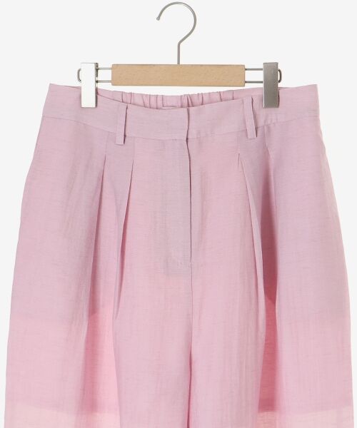 le.coeur blanc / ルクールブラン その他パンツ | vaneumリネンブレンドタックワイドパンツ | 詳細24