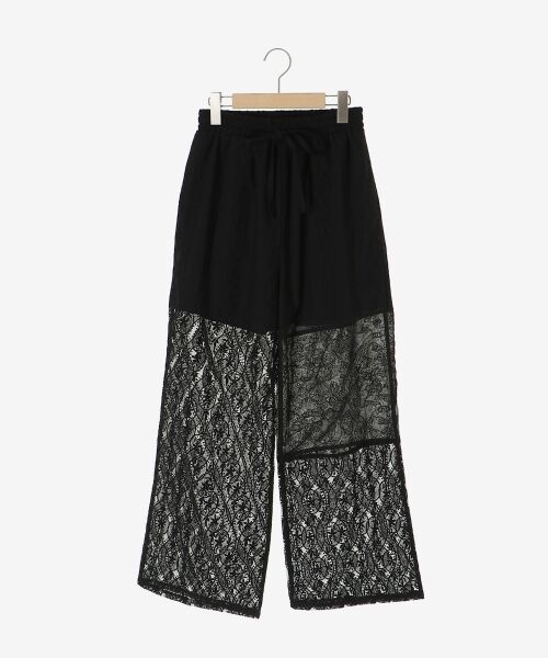 le.coeur blanc / ルクールブラン その他パンツ | vaneumレースファブリックドッキングパンツ | 詳細1