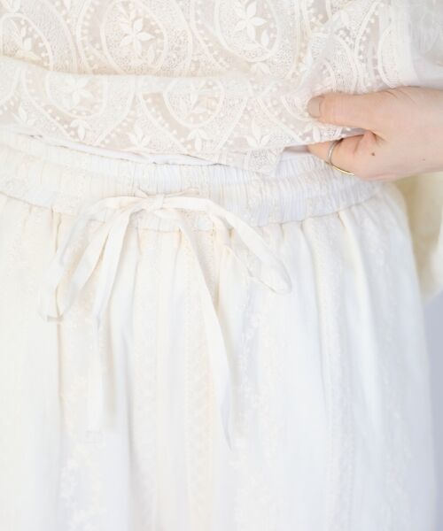 le.coeur blanc / ルクールブラン その他パンツ | vaneumレースファブリックドッキングパンツ | 詳細27