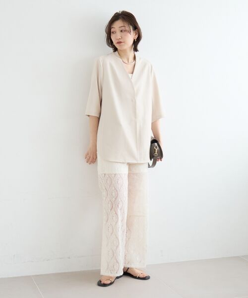 le.coeur blanc / ルクールブラン その他アウター | vaneumハーフスリーブジャケット | 詳細10