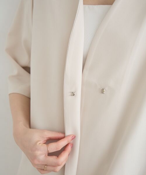 le.coeur blanc / ルクールブラン その他アウター | vaneumハーフスリーブジャケット | 詳細11