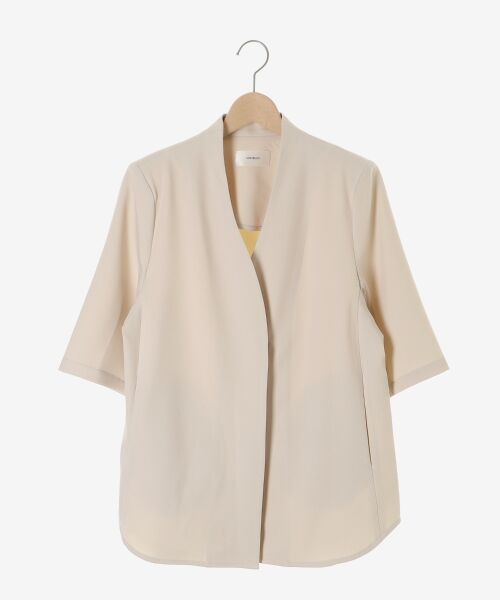 le.coeur blanc / ルクールブラン その他アウター | vaneumハーフスリーブジャケット（アイボリー）