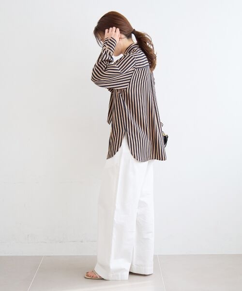le.coeur blanc / ルクールブラン シャツ・ブラウス | 【日本製】ストライプボウタイブラウス | 詳細22