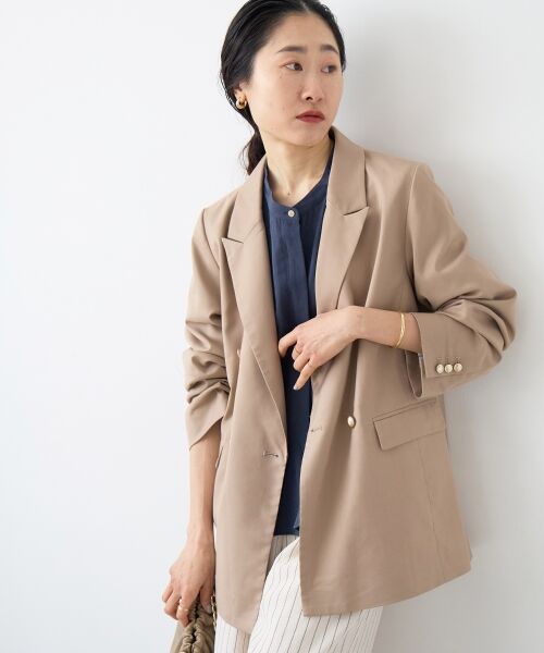 le.coeur blanc / ルクールブラン その他アウター | ダブルブレストジャケット | 詳細3