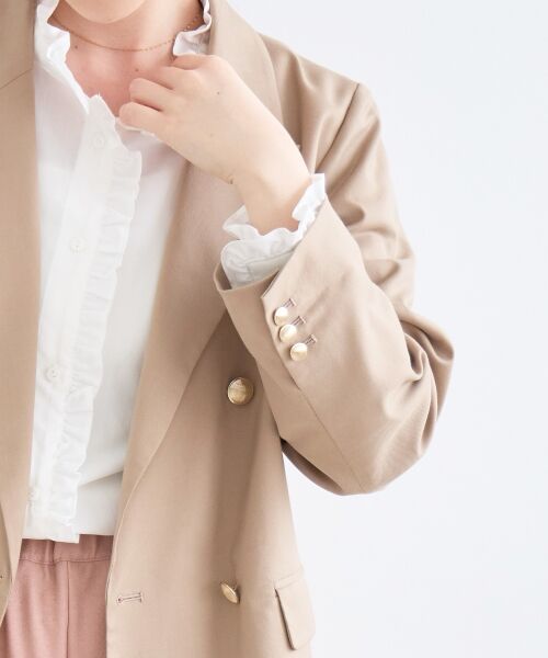 le.coeur blanc / ルクールブラン その他アウター | ダブルブレストジャケット | 詳細9