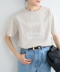 le.coeur blanc / ルクールブラン Tシャツ | 【撥水・撥油・防汚】La pluieTシャツ