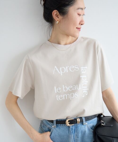 le.coeur blanc / ルクールブラン Tシャツ | 【撥水・撥油・防汚】La pluieTシャツ | 詳細11