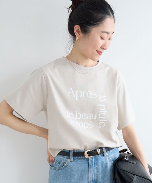 le.coeur blanc / ルクールブラン Tシャツ | 【撥水・撥油・防汚】La pluieTシャツ | 詳細12