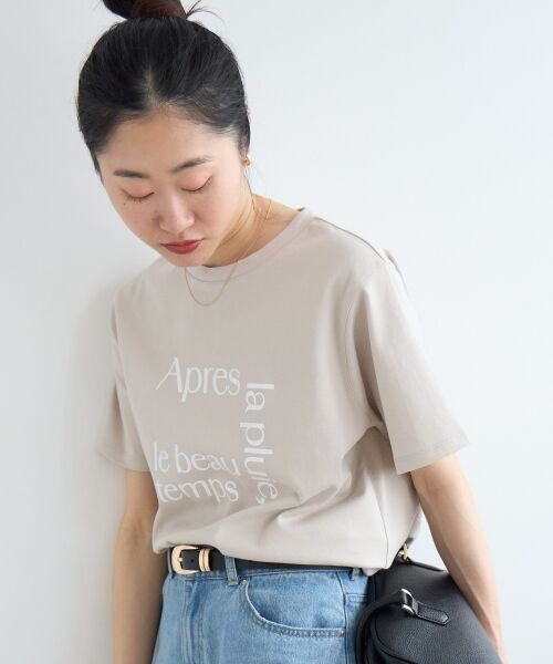 le.coeur blanc / ルクールブラン Tシャツ | 【撥水・撥油・防汚】La pluieTシャツ | 詳細13