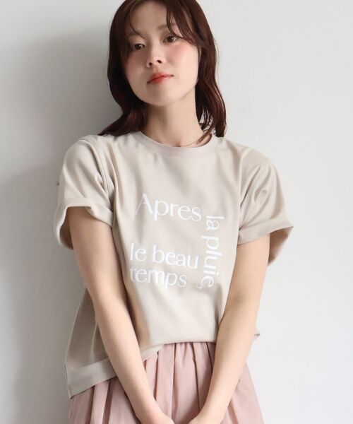 le.coeur blanc / ルクールブラン Tシャツ | 【撥水・撥油・防汚】La pluieTシャツ | 詳細2